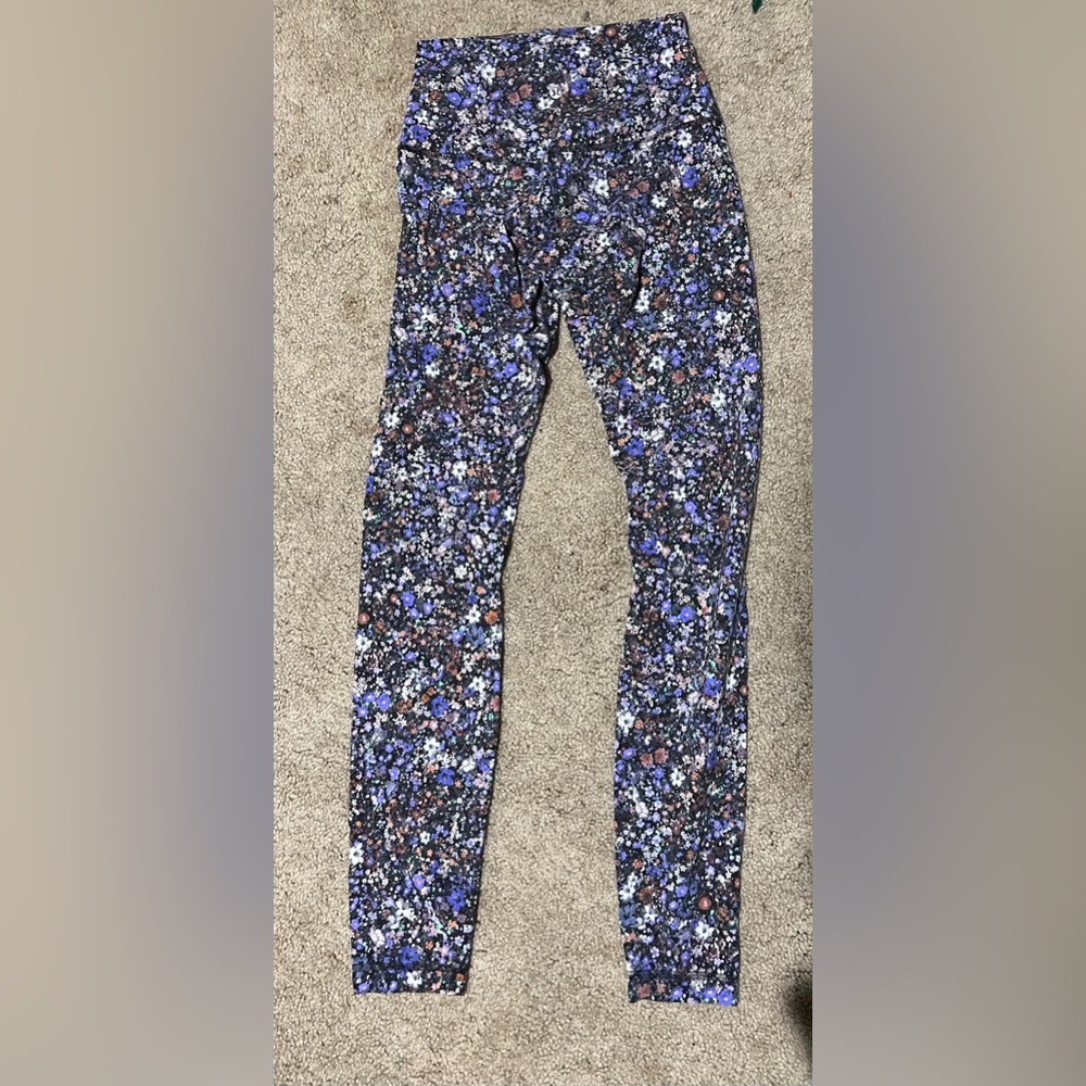 Floral Lululemon Align HR 28” Leggings